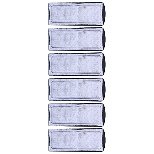 jbj Rimless Desktop Aquarium Filter Cartridge asin Fish Filter cartridges 17¡Á14¡Á4 6pcs Aquarium Filter Cotton Replacement wallmounted Filter Accessory for Fish