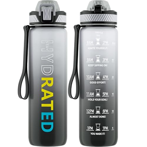 Water Bottle with Straw