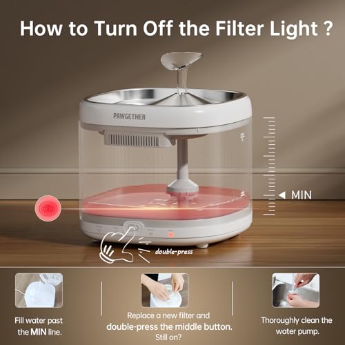 Cat Water Fountain with 4 Filters