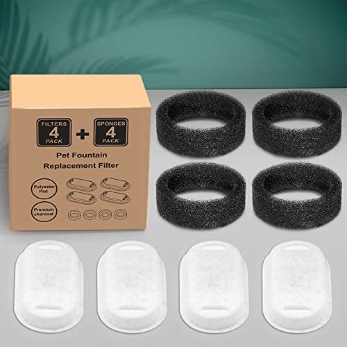 Cat Water Fountain Filters for Stainless Steel 67oz (9 Count)