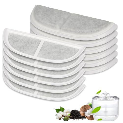 12 Pack Cat Water Fountain Filters for eufy Cat Water Dispensers 3L (12 Count)