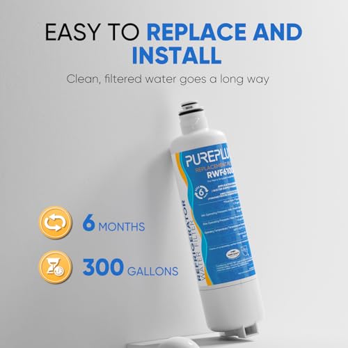 BORPLFTR50 Replacement for Bosch 11025825 Ultra Clarity Pro Refrigerator Water Filter (4 Count)