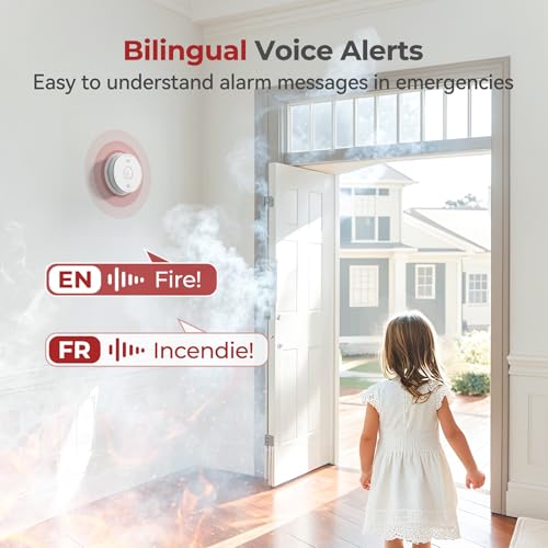 Siterlink Hardwired Smoke Detector and Carbon Monoxide Detector 4 Pack