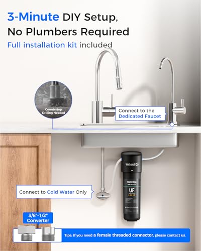 10UB UF 0.01 μm Ultra Filtration Under Sink Water Filter System