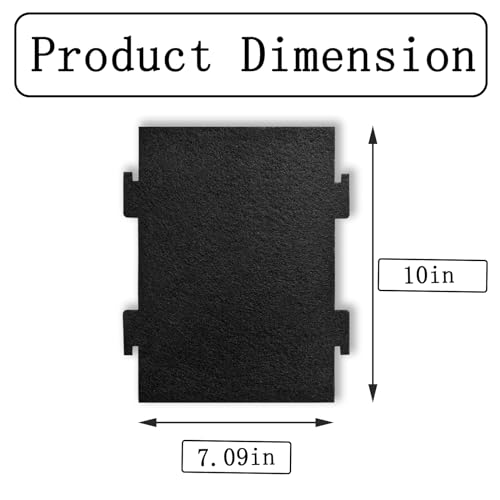 4 Pack Activated Charcoal Air Filters Compatible with Whirlpool Over