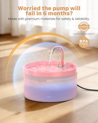 Cat Water Fountain for Cats Indoor