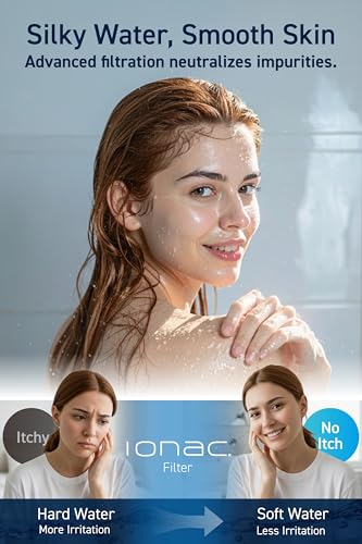 Made in Japan and innovative technology】 IONAC shower head with filter