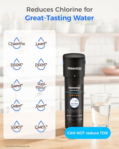 10UB B Under Sink Water Filter System with Dedicated Black Faucet