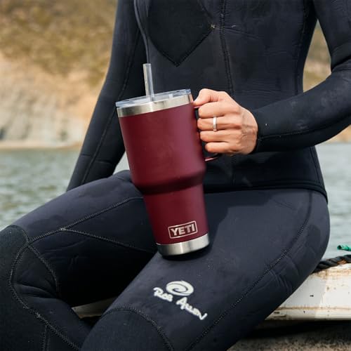 Rambler 35 oz Tumbler with Handle and Straw Lid