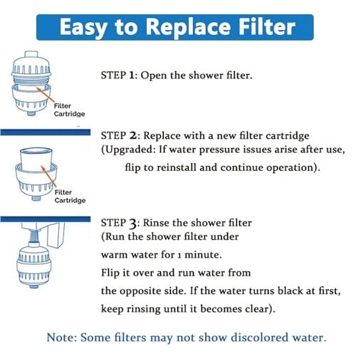 25 Stage Shower Filter Replacement Cartridge (4 Count)