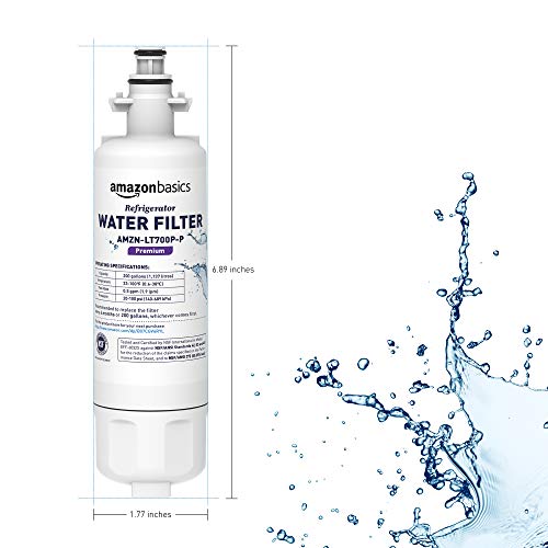 Replacement LG LT700P Refrigerator Water Filter Cartridge (3 Count)