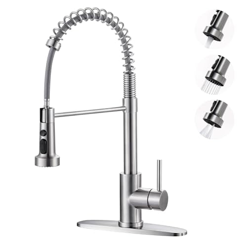 Kitchen Faucets with Pull Down Sprayer