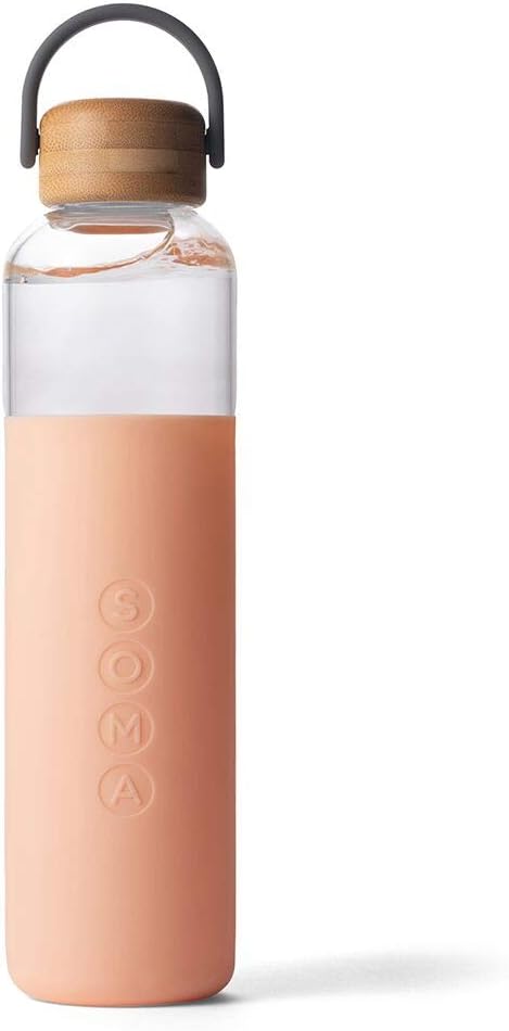 Full Circle 25 oz. Glass Water Bottle - Blush