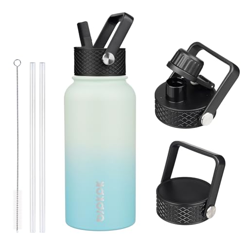 27oz Insulated Water Bottle with Straw Lid