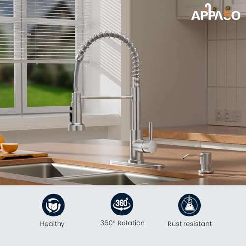 3 Mode Kitchen Faucet with Soap Dispenser