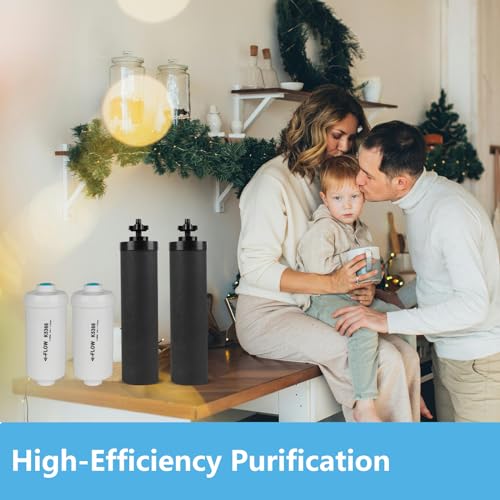 Water Filter Replacement for Berkey® and K5366 Fluoride Filters (4 Count)