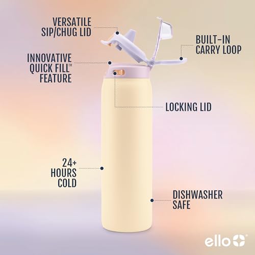 Pop & Fill 40oz Stainless Water Bottle