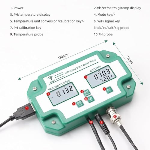 6 in 1Water Quality Tester