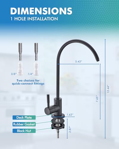 Kitchen Faucet with Pull Down Sprayer