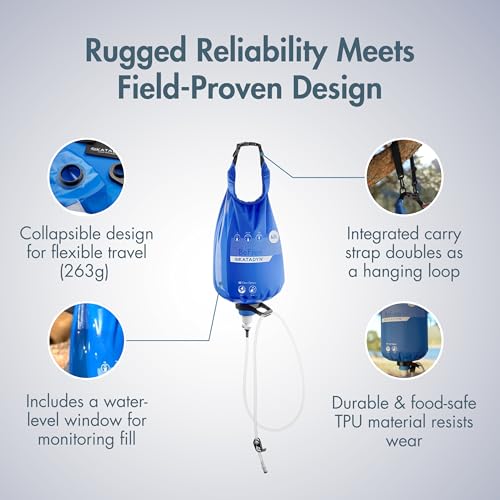 BeFree Gravity Water Filter 6L for Camping & Group Use