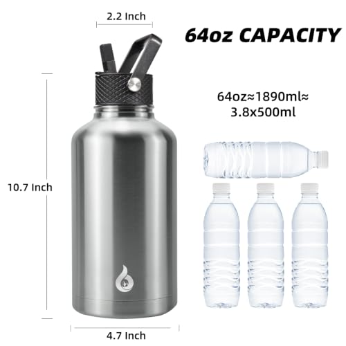 64oz Insulated Water Bottle