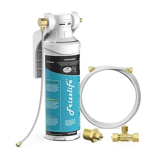 Inline Water Filter System for Fridge