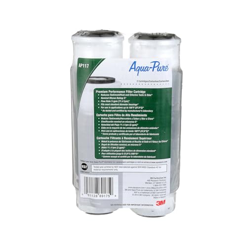 AP117 3M Whole House Standard Sump Replacement Water Filter Drop (2 Count)