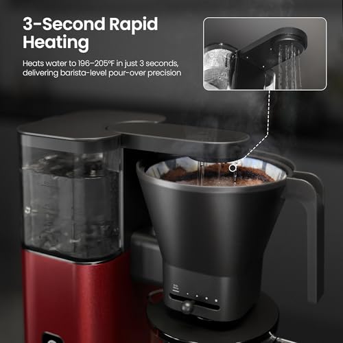 SCA Certified 8 Cup Drip Coffee Maker