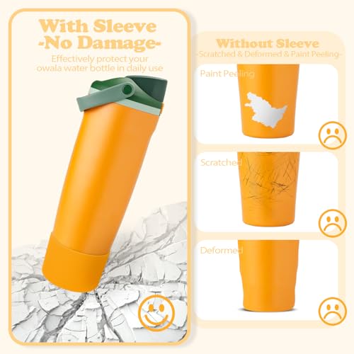 Silicone Boot for Owala 30oz & 40oz FreeSip Sway Bottles & Tumblers