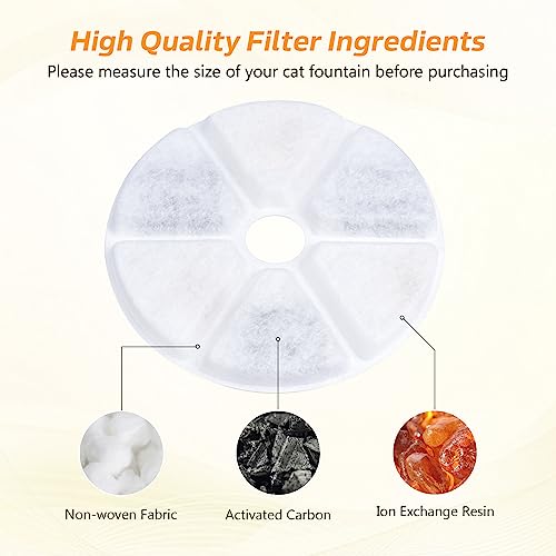 Cat Water Fountain Filters (6 Count)