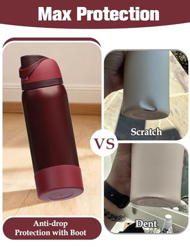 2PCS Silicone Boot for Owala FreeSip Water Bottle 32oz (2 Count)