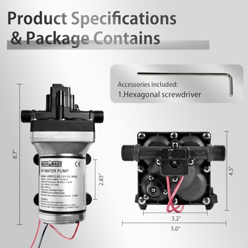 RV Water Pump 12V DC 4008