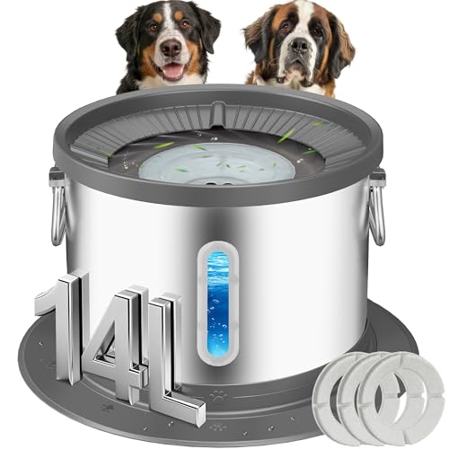 14L No Spill Dog Water Bowl (5 Pound)