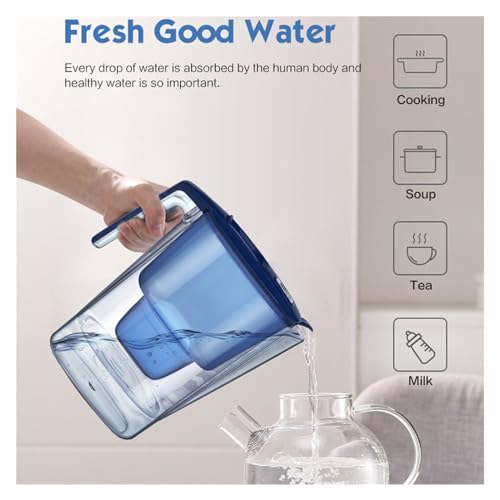 Water Purifier 3.6L Water Purifier Activated Carbon Filter Kitchen Water Purifier Household Water Tank