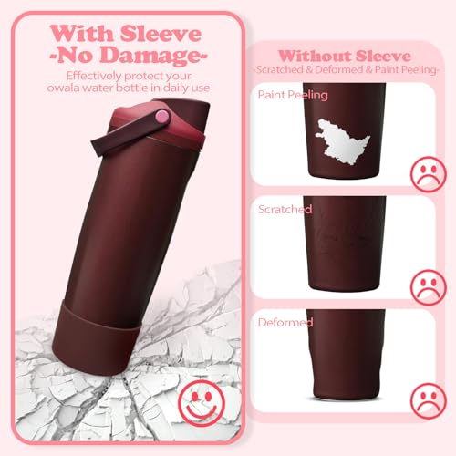 Silicone Boot for Owala 30oz & 40oz FreeSip Sway Bottles & Tumblers