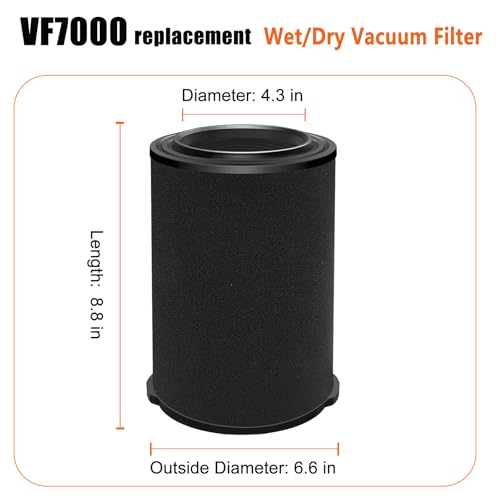 VF7000 Replacement Filter for Rigid Shop Vacuums 5 (2 Count)