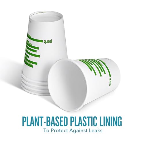 Eco 12 Oz Compostable Paper Hot Cups (500 Count)