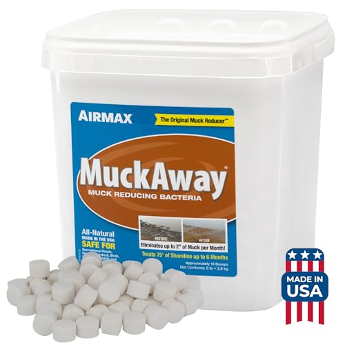 MuckAway Bacteria Enzyme Tablets for Ponds & Lakes