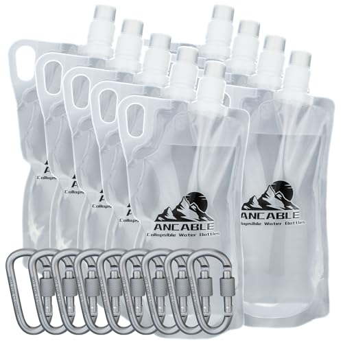 33oz Collapsible Water Bottles (9 Count)