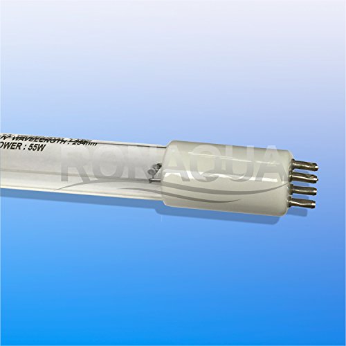 6W UV 4 Prong Replacement Bulb for 1GPM Water Purifier Ultraviolet Light Filter Set of 3 (3 Count)