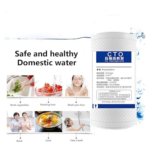 2.5" x 5" CTO Carbon Block Water Filter Cartridge Replacement