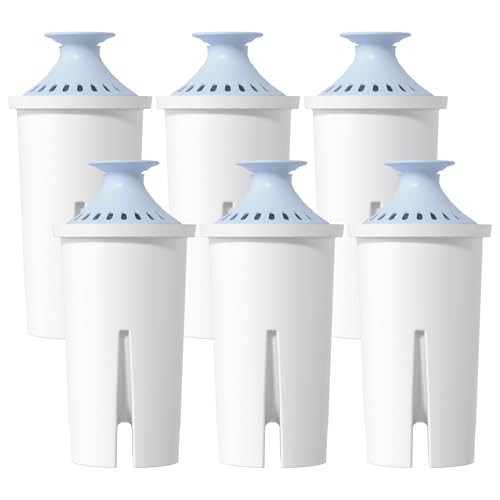 Alkaline Water Filter Replacement for Brita® Filter (6 Count)
