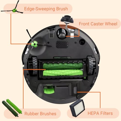 Replacement Parts Compatible with iRobot Roomba J7 J7+ J5 J5+ J6 J6+ J8 J8+ J9 J9+ i e j Series Vacuum Cleaner Accessories Kit