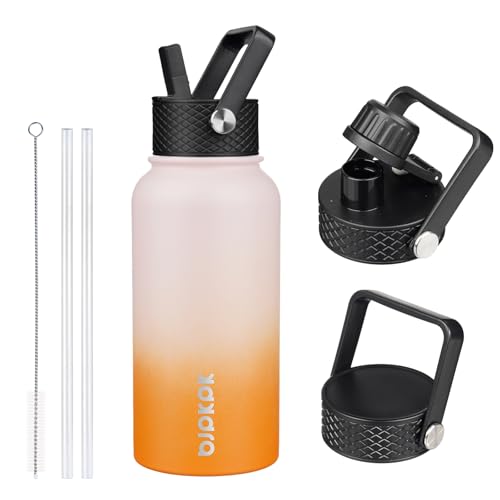 27oz Insulated Water Bottle with Straw Lid
