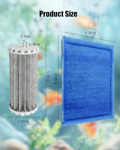 2PCS Aquarium Fish Tank Filters &4PCS Rite
