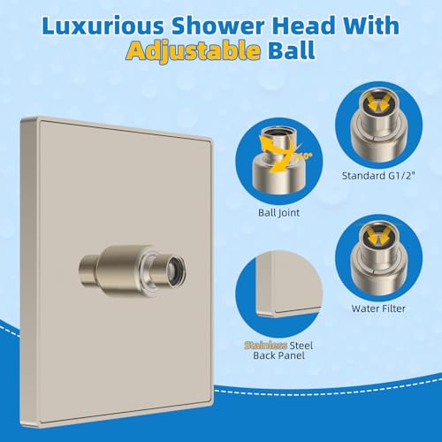 cUPC Certified Thickness Metal 8'' Rain Shower Head