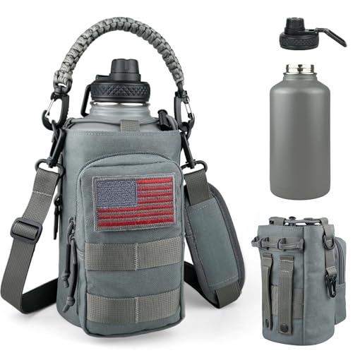 Half Gallon Water Bottle Insulated with Sleeve