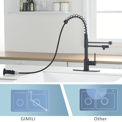 Drinking Water Faucet 3 in 1 Filter Kitchen Faucet Matte Black