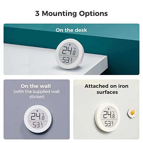 Thermometer Hygrometer Sensor Works with HomeKit