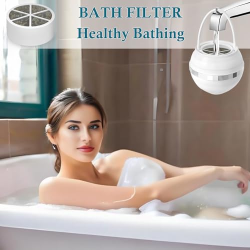 Replacement Bathtub Water Filter for Crystal Quest Bath Ball Cartridge